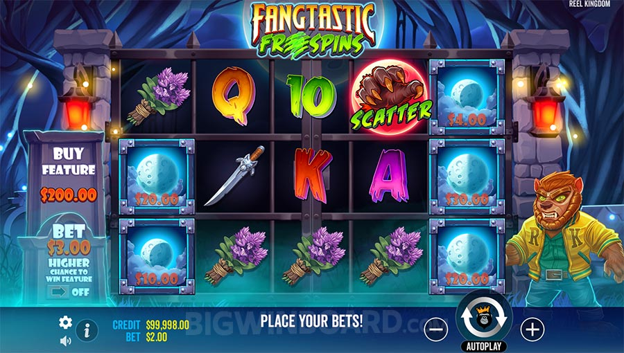 ลุ้นรับรางวัลใน Fangtastic Freespins พร้อมกับราคา หวย fun88